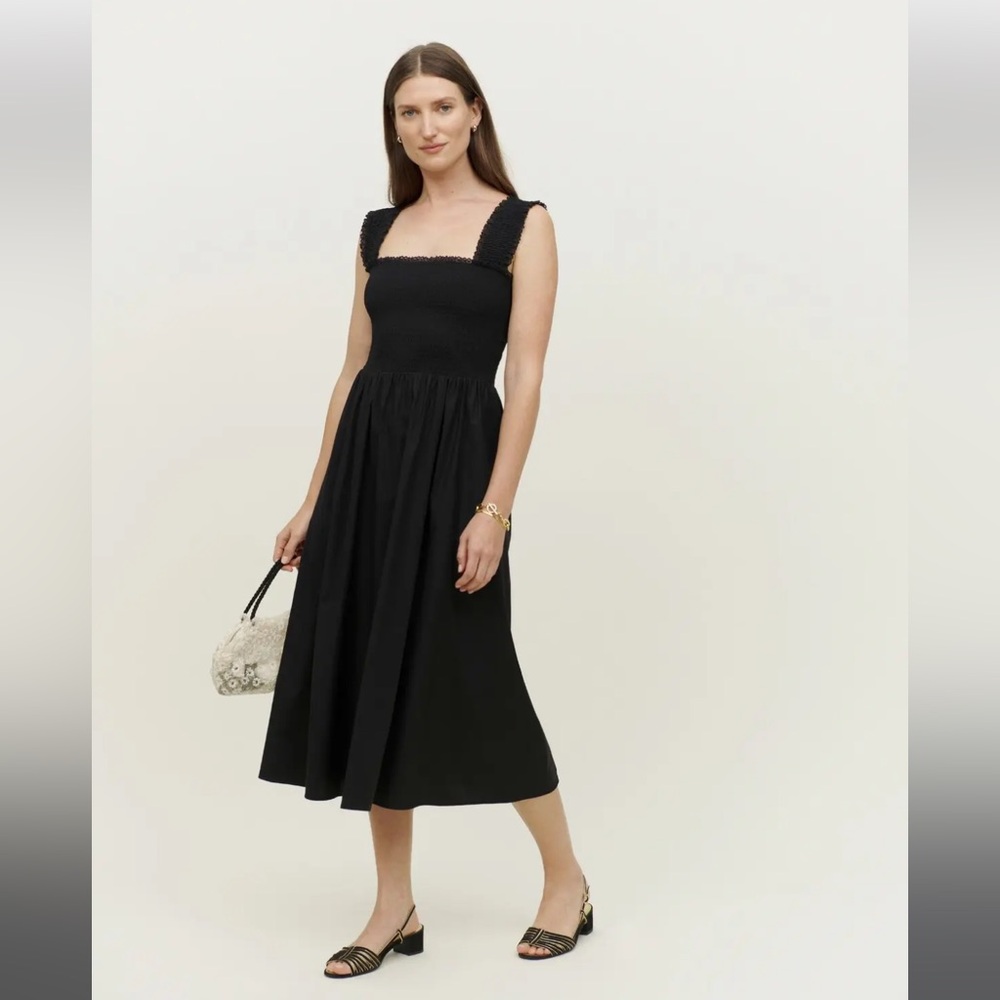 Reformation Villa Cotton Midi Dress